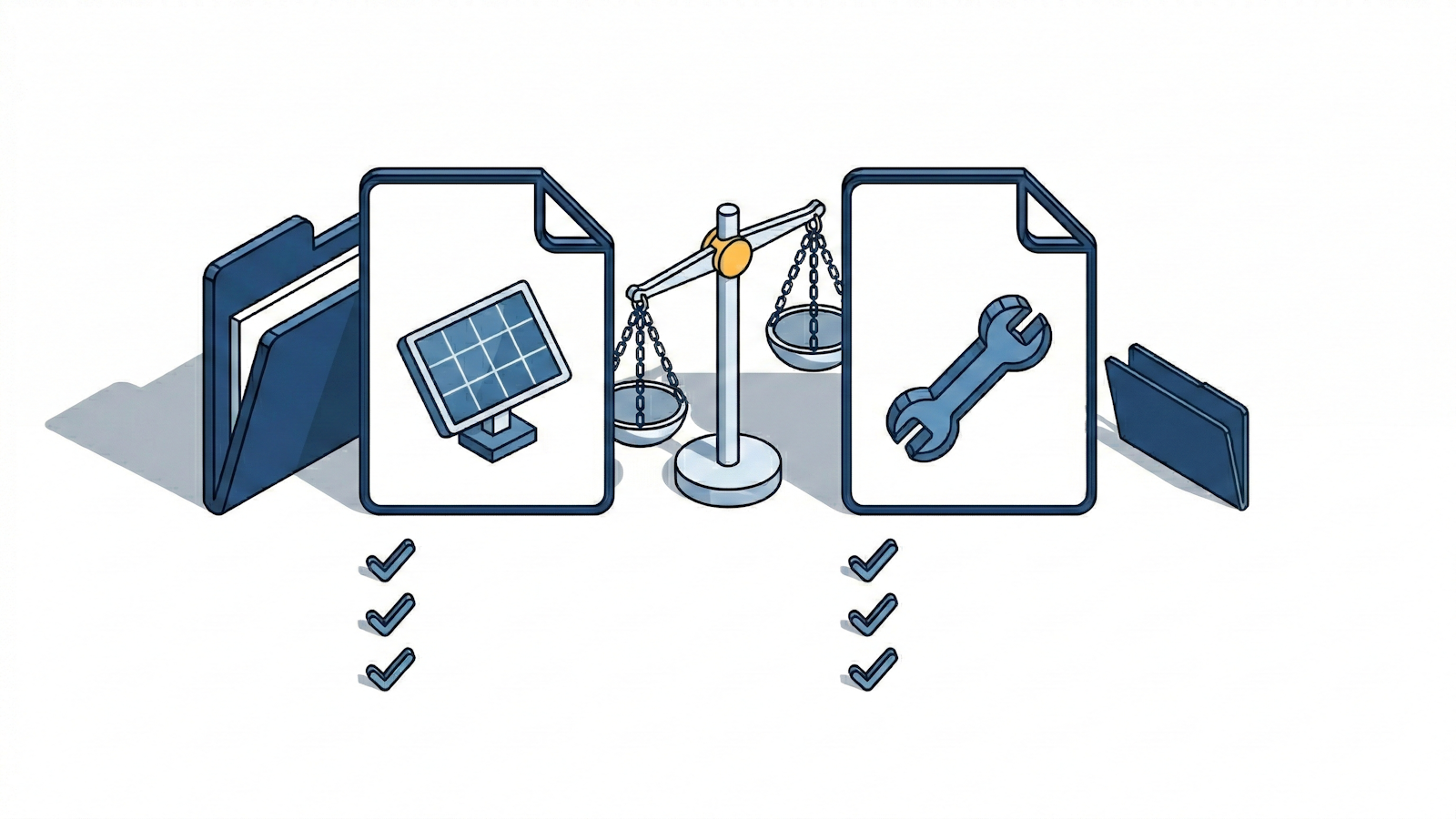 Illustration of two quotes being compared side by side